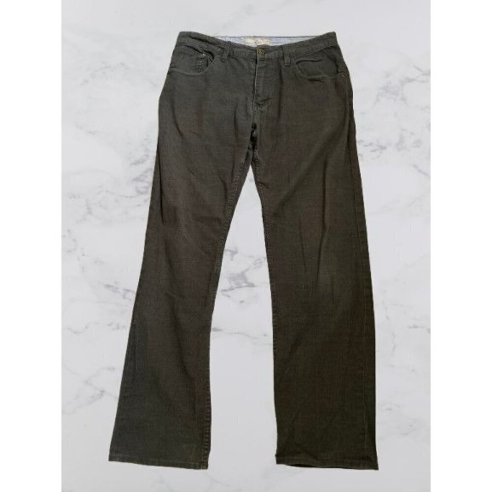 Global Work Casual Pants Cotton Chino Khaki Size Large (32/29)